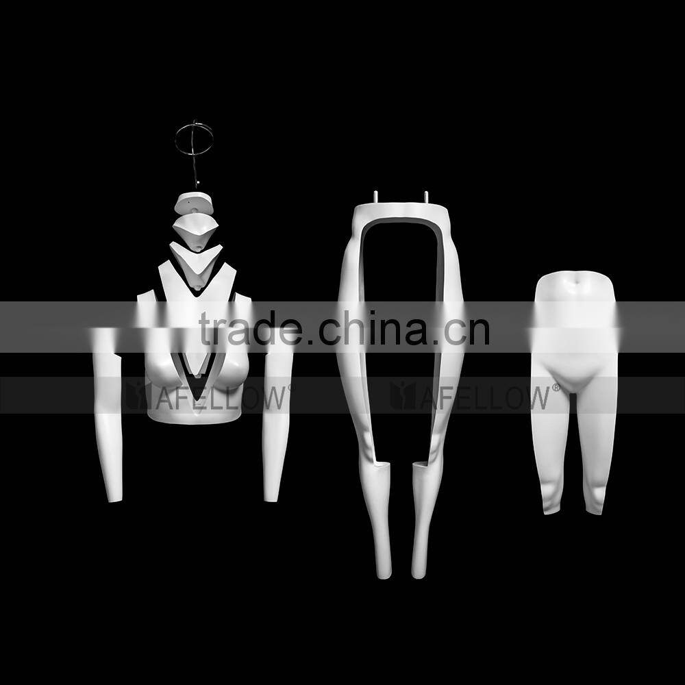 GH24 Women fat ghost mannequin plus-size invisible removable model female dummy