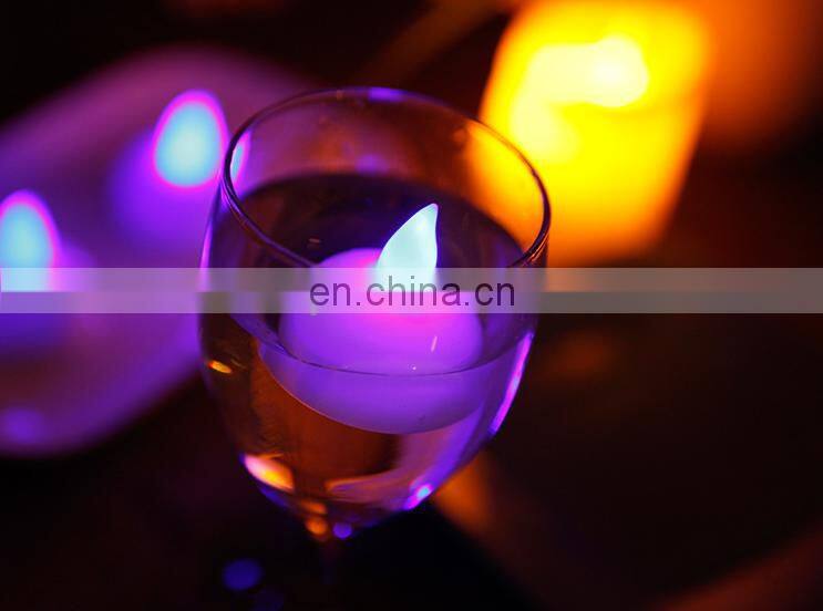 Battery operated decorative led candle flameless led electronic candle light plastic mini led tea/ Led candle light