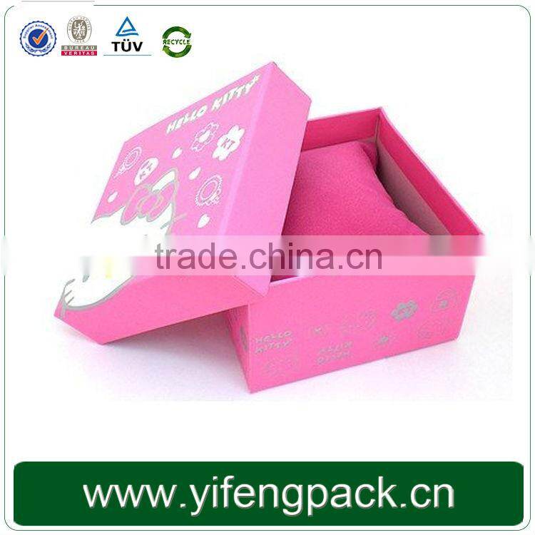2015 fashionable gift box for watch packaging paper watch box