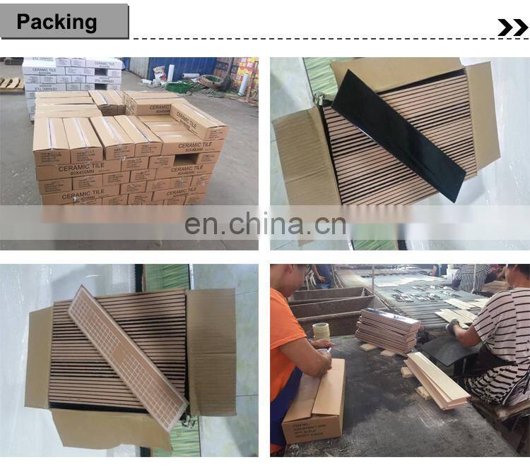 New Design Interior ceramic wall tile customized size  skirting Tile