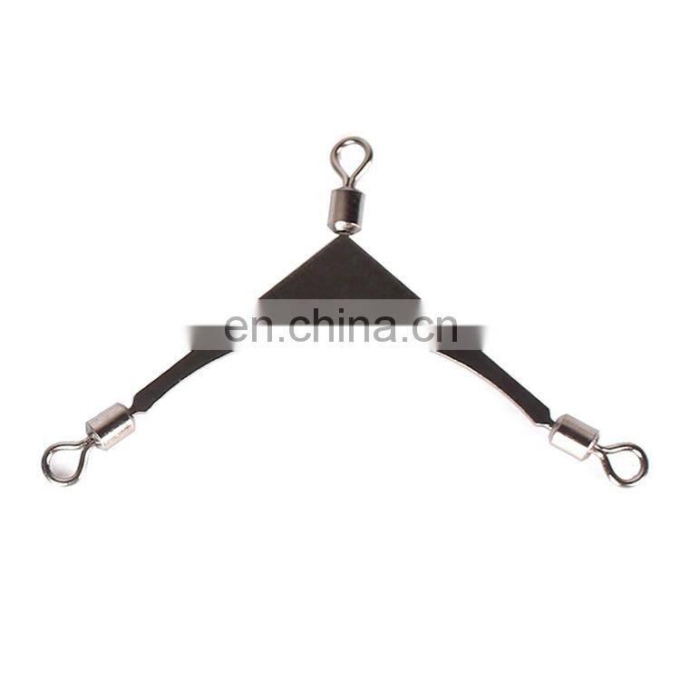 Flexible rotation Cross brass barrel fishing snap swivel