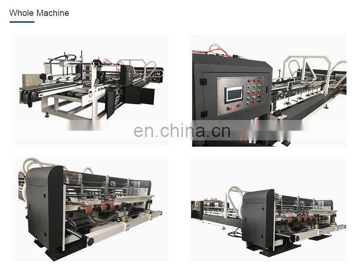 Automatic corrugated paperboard folder gluer machine