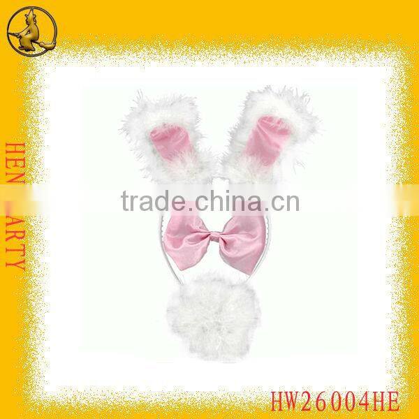 Satin Red Sexy Devil Horn Five Pieces Set For Hen Pary