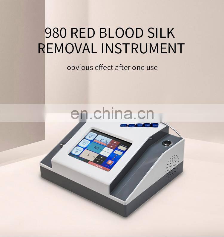 New Portable 980nm Diode Laser Spider Vein Removal Machine Vessels Removal Pore Pigment Removal Skin Tightening Beauty Equipment