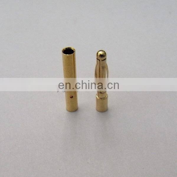 4.5MM Gold Plated Banana Plug XT90 Made in China metal fabrication service