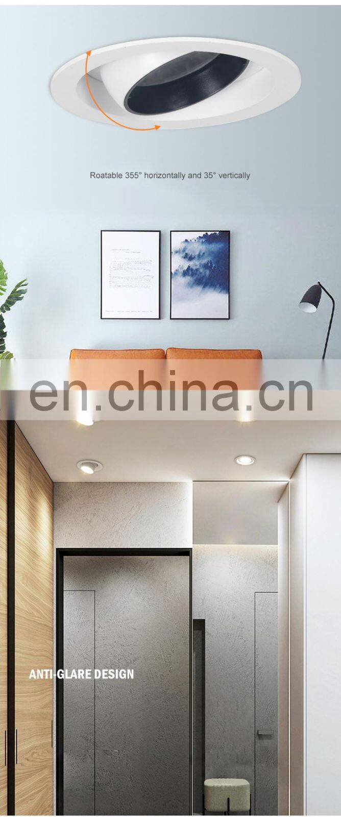 Huayi Cheap Price Aluminum Pc Cob 12w  20w 30w Indoor Museum Recessed Led Spot Light