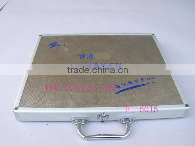 aluminum UV disply box with ABS shell and plywood