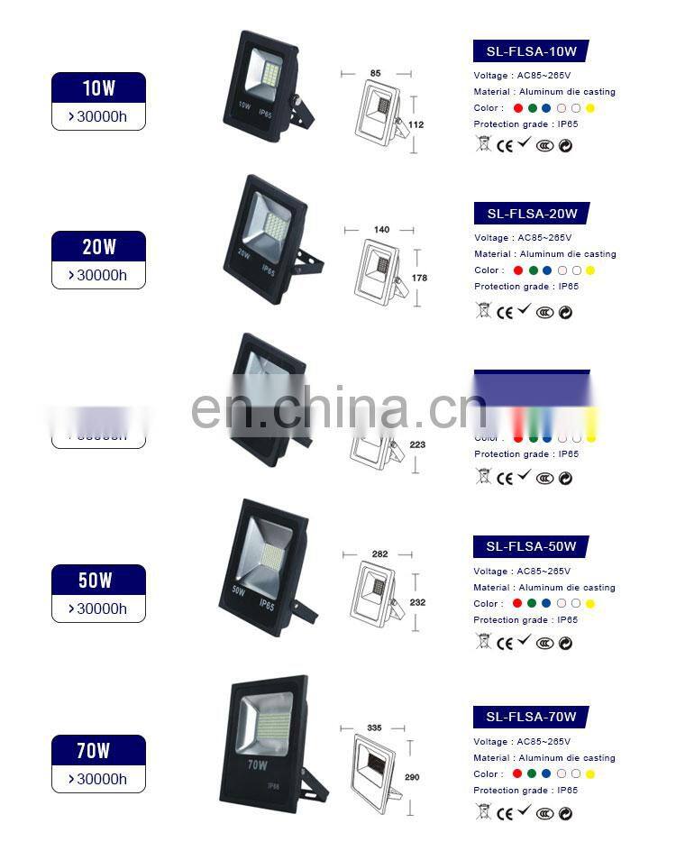 The Best price and quality offer 16 colors outdoor waterproof 20w 30w 50w RGB LED Flood light RGB remote led floodlight