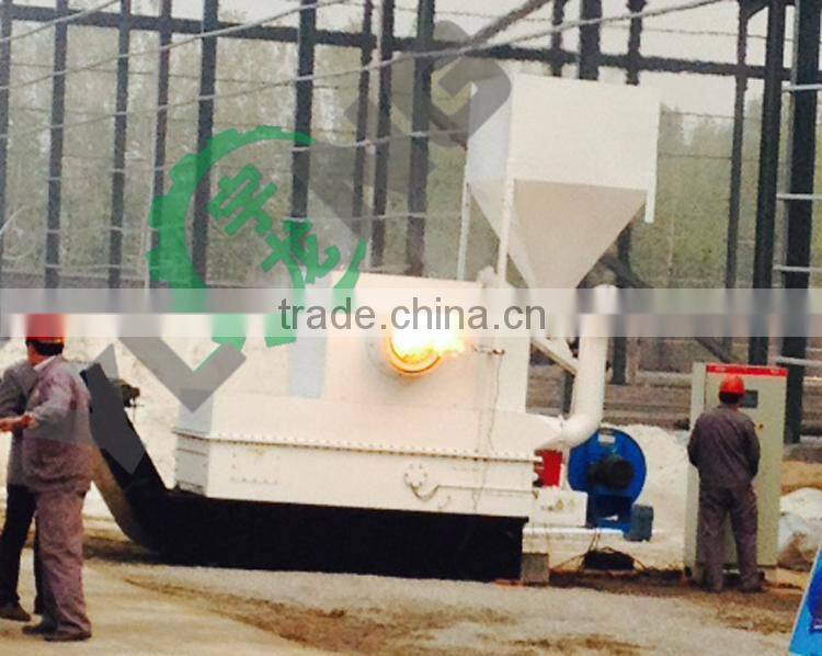 automatic discharging pellet burner