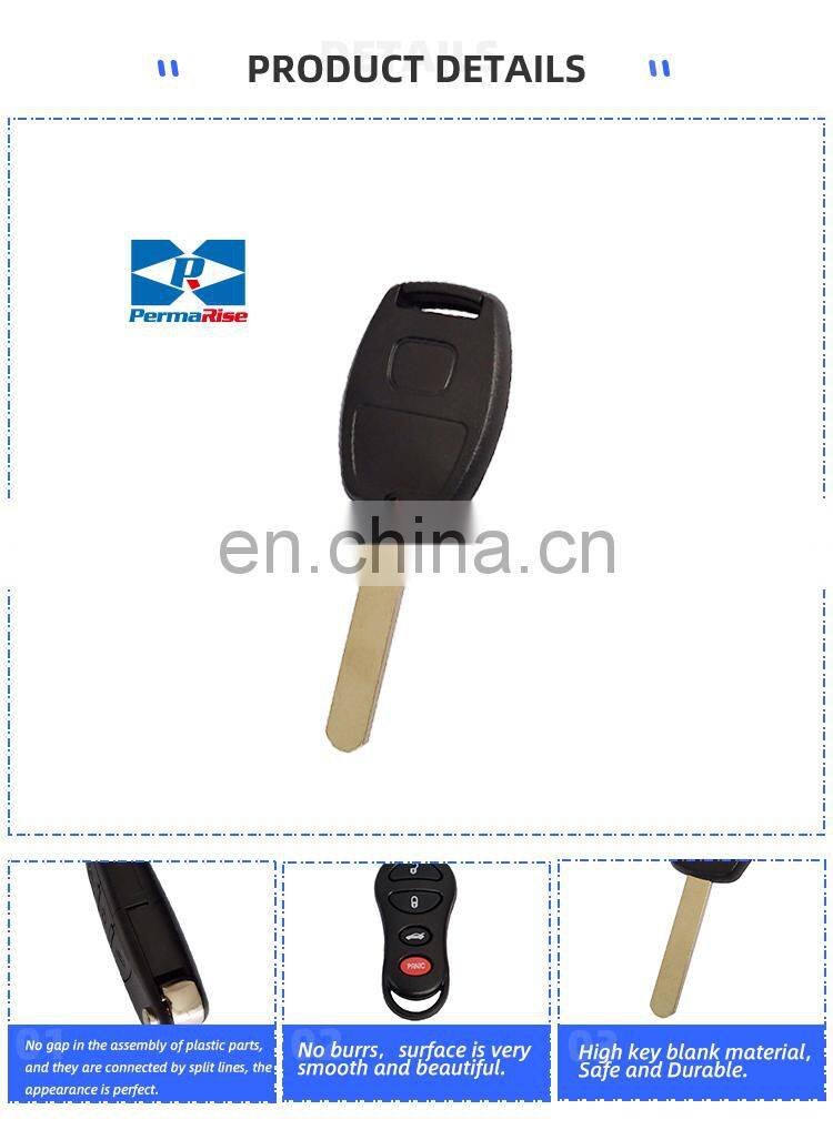 Top Quality Custom Logo Car Key Shell 3+1 Button Car Keys Blanks