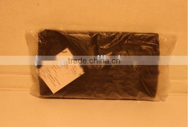 Travel fabric lightweight and recycled pu+grid cosmetic bag