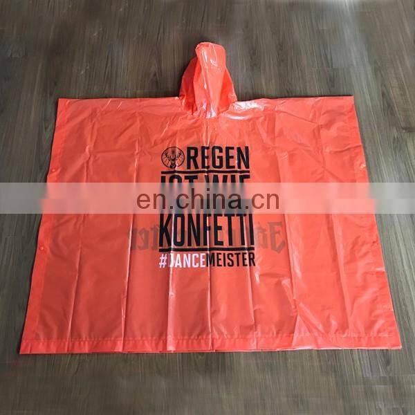 Promotional Customized PE PEVA EVA PVC Reusable Raincoat RAINWEAR Plastic for Adults 100% Waterproof Single-person Rainwear
