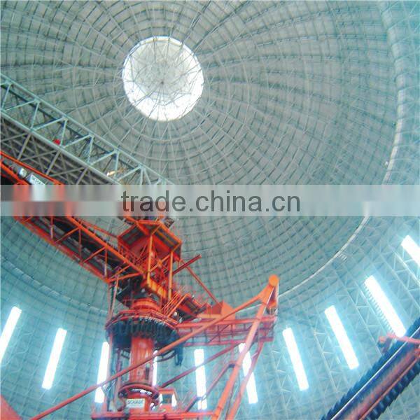 Reasonable price large dome steel space frame coal stroage