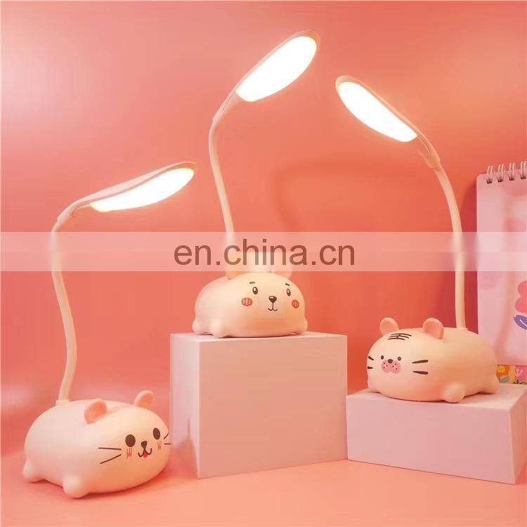 novelty design lovely led cartoon portable table lamp