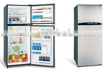 upright frost free silver double door refrigerator fridge home refrigerator fridge
