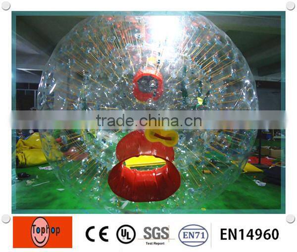 inflatable grass zorb ball