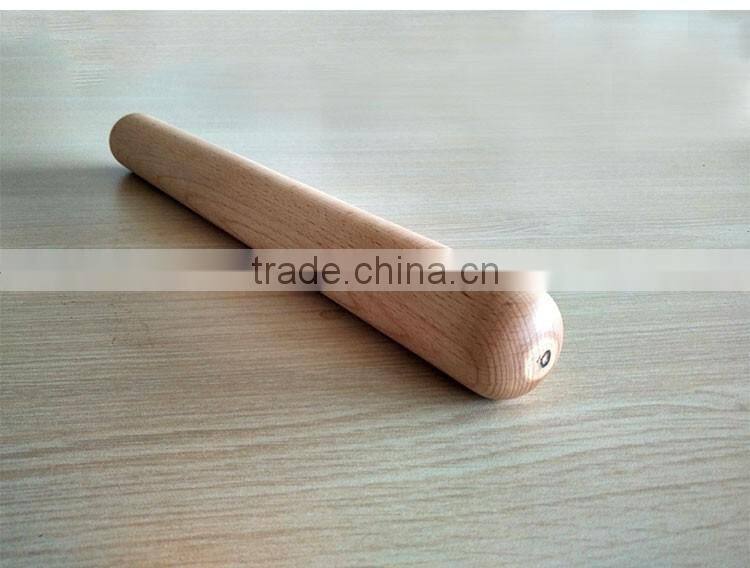 Wood Beech Rolling Pins for Baking, Dough Roller, Non-stick, Easy to Handle, Eco-friendly and Safe, Sleek and Sturdy - (11 Inch