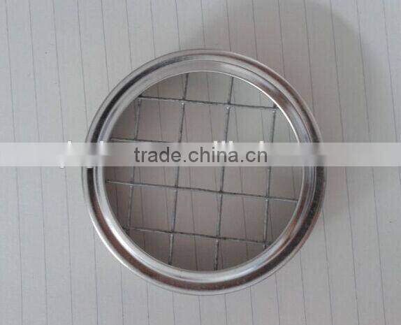 70mm wire mesh metal lid, frog flower metal cap