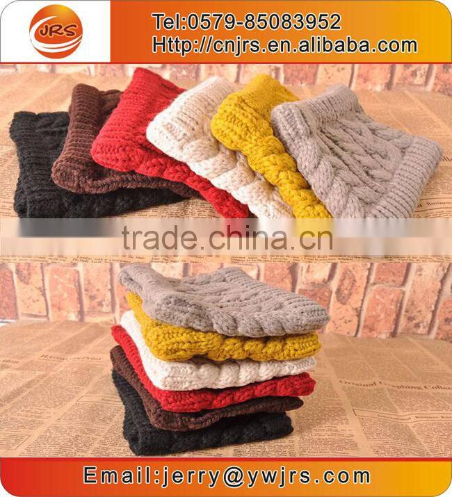 2015 Fashion Knit Twist Acrylic Bow Winter Ski Headband