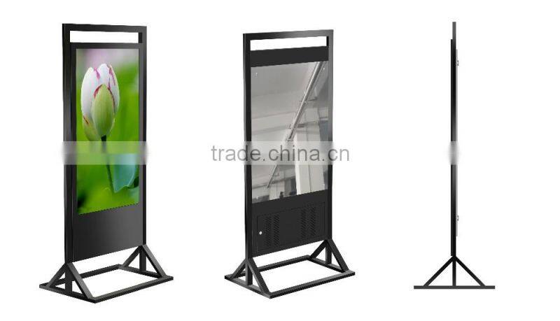led advertising sign board customize kiosk stands 55 inch pc all in one advertising player