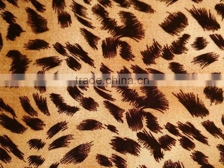 leopard print fabric for garment,dress