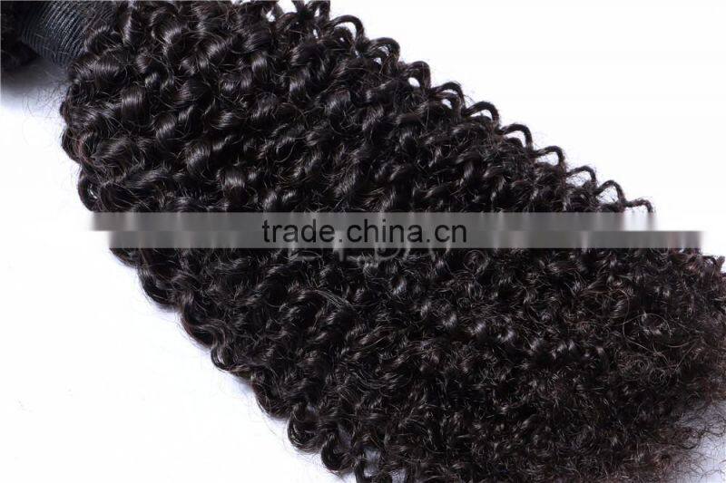Kinky twists cheaphuman hair weaving Mongolian kinky curly hair weave