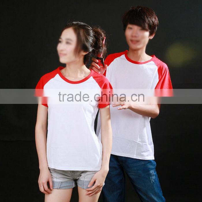 wholesale round collar 100% cotton t-shirt,sublimation shirt ,custom T-shirt