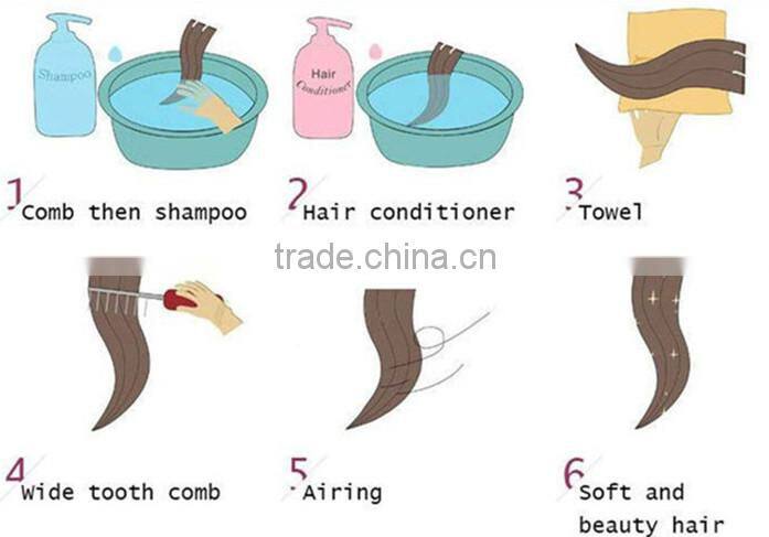 Factory wholesale 7A Grade human hair u part wig