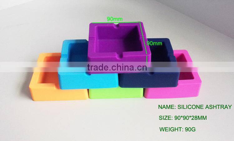2015 Silicone square cheap ashtray, cool ashtrays, buy bulk ashtrays