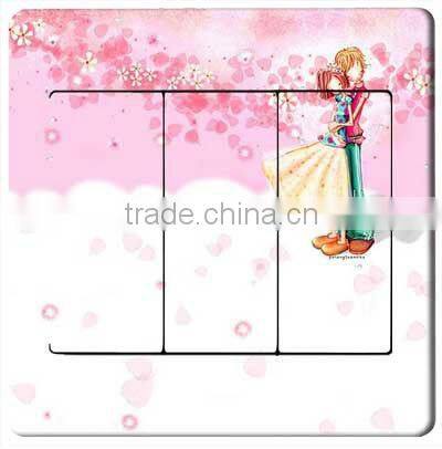 button switch decorative paper stickers