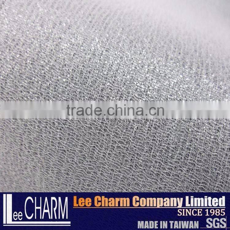 Ruffled Organza Printed Fabric