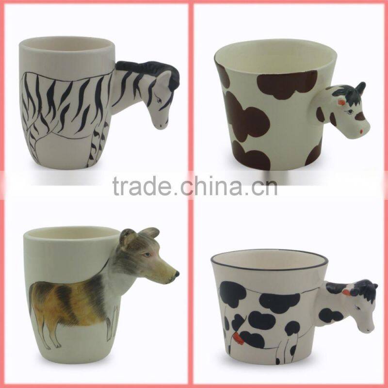 Custom ceramic 3D cup wholesale