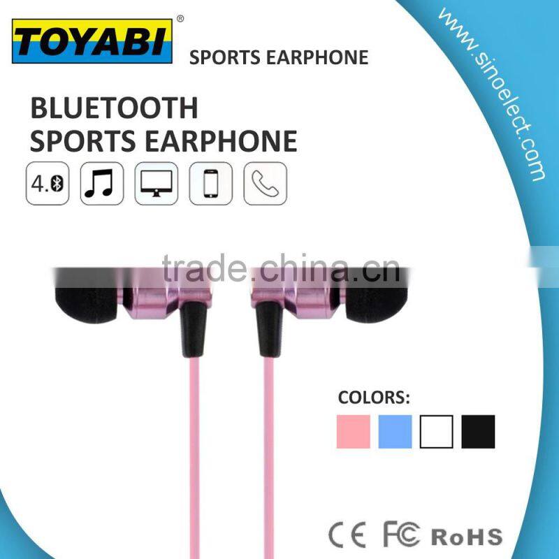 v4.1Mini portable wireless stereo headphone necklace bluetooth headphone for mobile phone