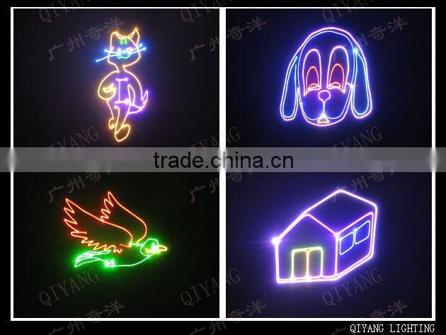 Hotest ILDA 3W animation light laser rgb