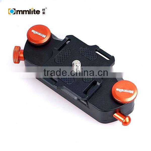 Commlite Metal Aluminum Alloy CNC Waist Belt Buckle Holster for outdoor Climbing, Cycling and Hiking