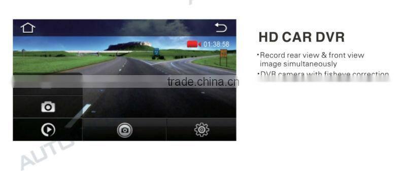 FCC CE rearview mirror car DVR with monitor GPS for cars
