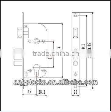 truck body door lock