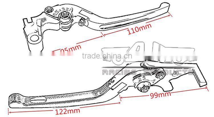 BJ-LS-008 High Quality CNC Folding Motorcycle Hand Brake Lever for Yamaha V-MAX