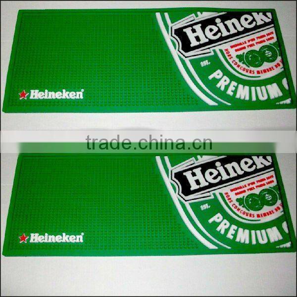 Polished Micro Injection bar mat with soft pvc