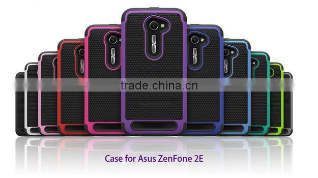 Keno Football Silicone + PC Heavy Duty Combo Shockproof Cover For Asus ZenFone 2E 2 ZE500CL Case