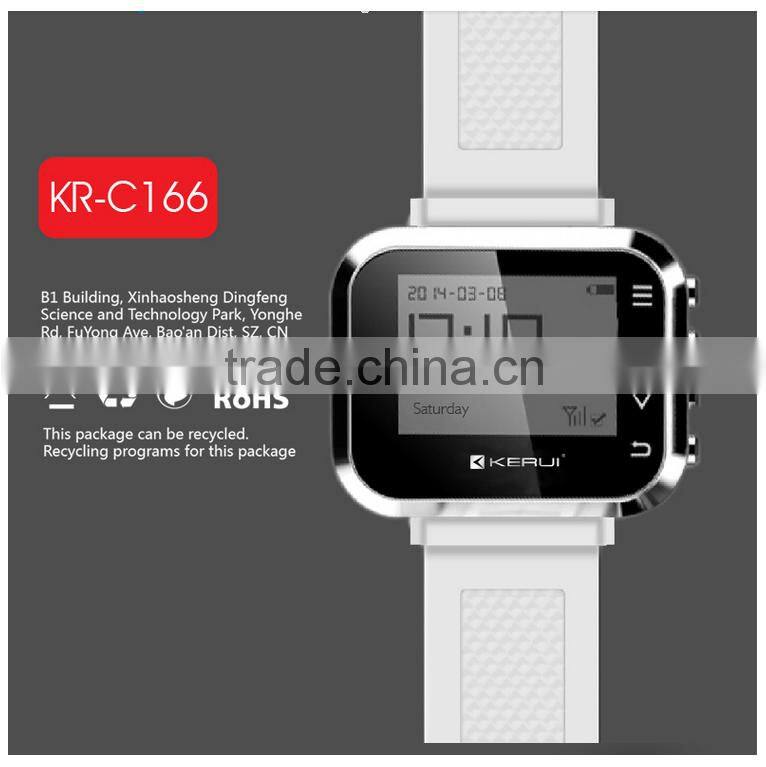 Wireless watch wrist pagers system for hospital,restaurant calling waiter service+Wireless Call(KR-C166)