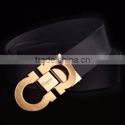 Man's Official Black Real Leather Belt