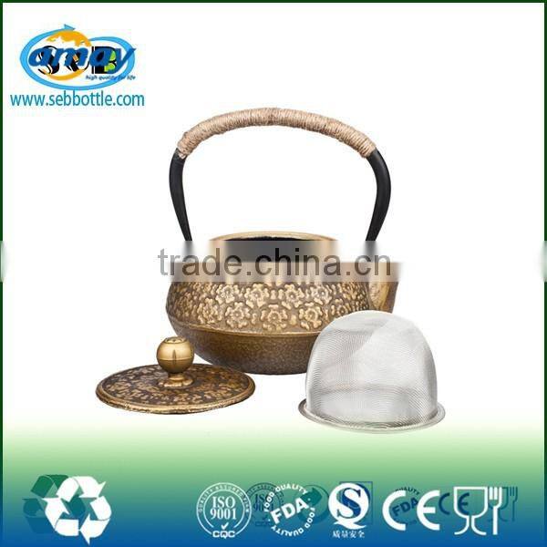 2016 hot selling 4 cup cast iron teapot