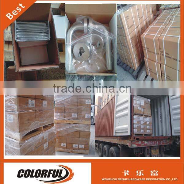 solid stainless steel square iron handle