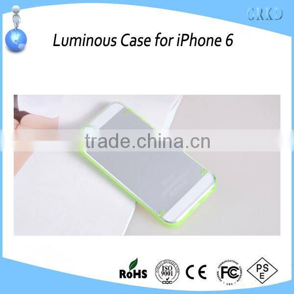 new popular night luminous phone case for iPhone 6