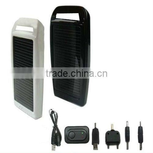 Mini 1000mAh solar handphone power bank with high quanlity