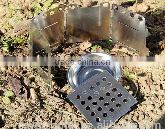 2015 new arrived survival mini Wood Camping Stove for camping