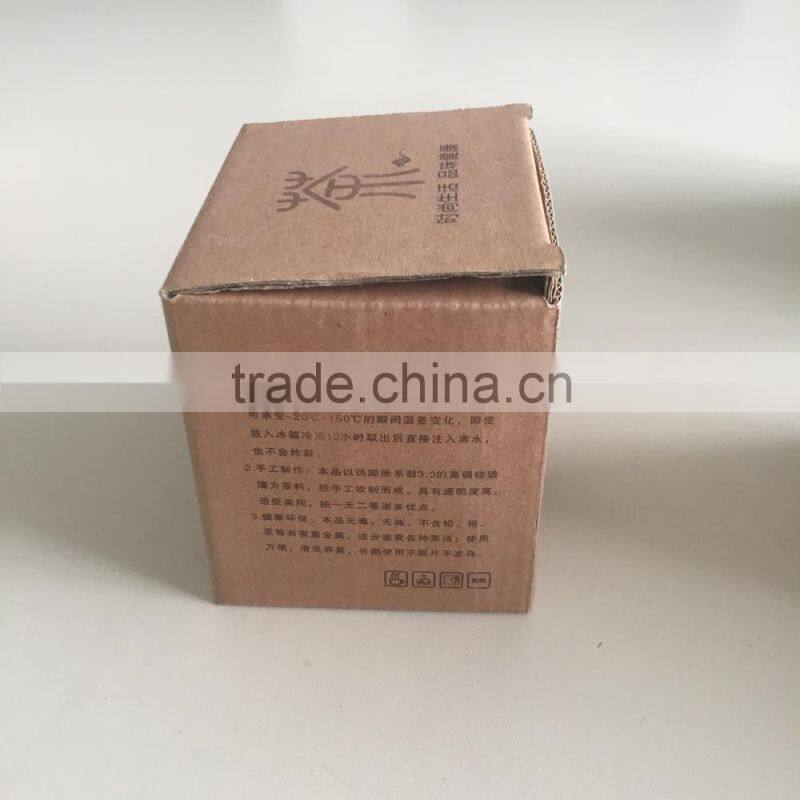 Best price products double wall glass coffee mug with handle