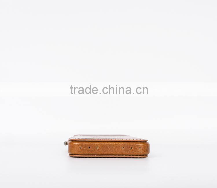 Top layer leather mobile phone real oem leather case for iphone6/plus
