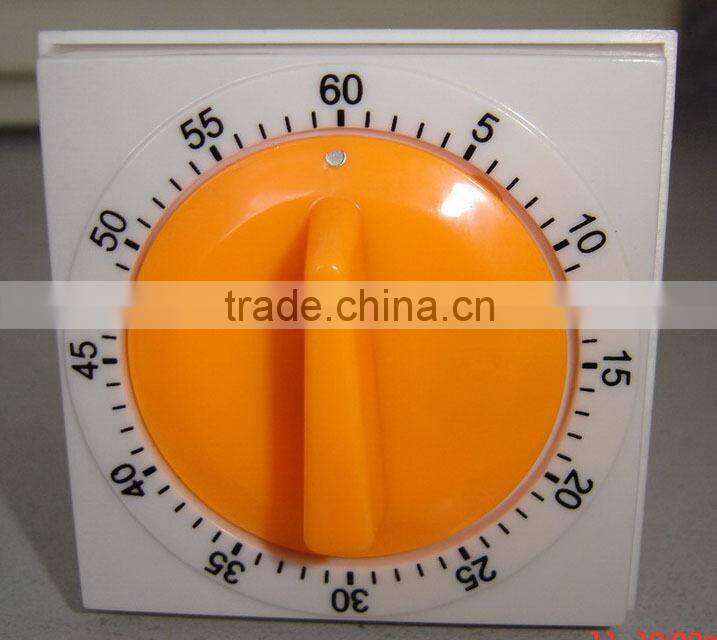0-60minuts logo printing square shape cooking timer